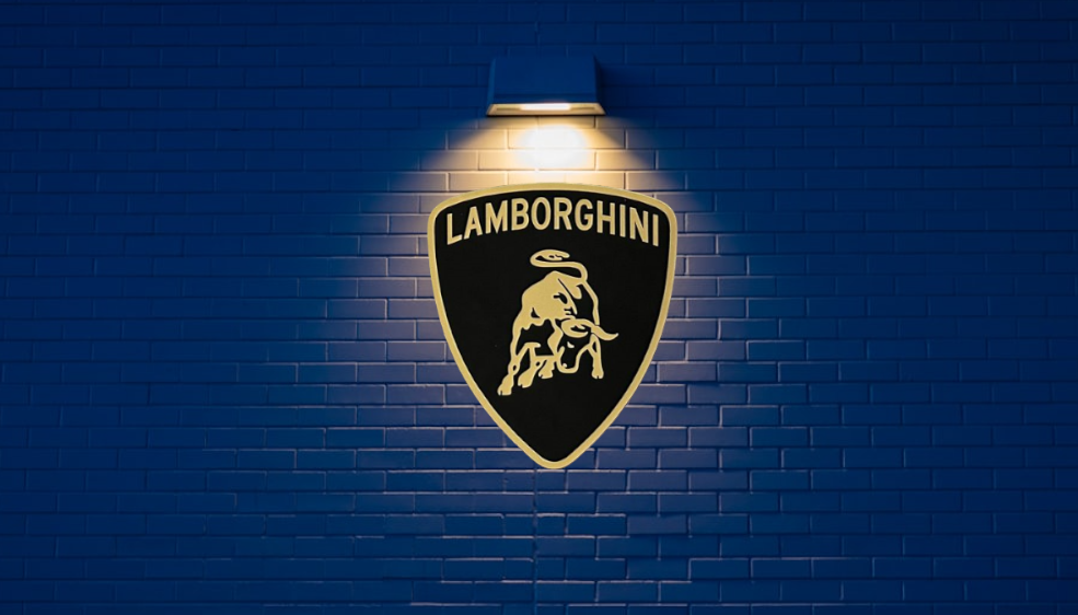 Lamborghini Wall Sign for Garage – Premium Wall Decor for Car Enthusiasts