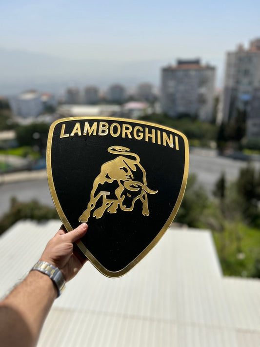 Lamborghini Wall Sign for Garage – Premium Wall Decor for Car Enthusiasts