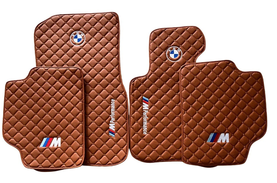 BMW Leather Floor Mats Custom Waterproof Car Mats for all BMW M Series