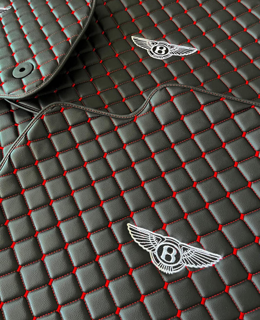 For Bentley Continental Flying Spur 2005-2013 Custom fit Leather Waterproof Carpet Liner