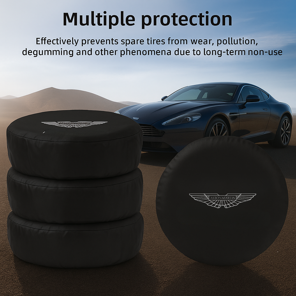 Aston Martin Tire Cover β Luxury Waterproof Wheel Protector | British Elegance & Performance Protection