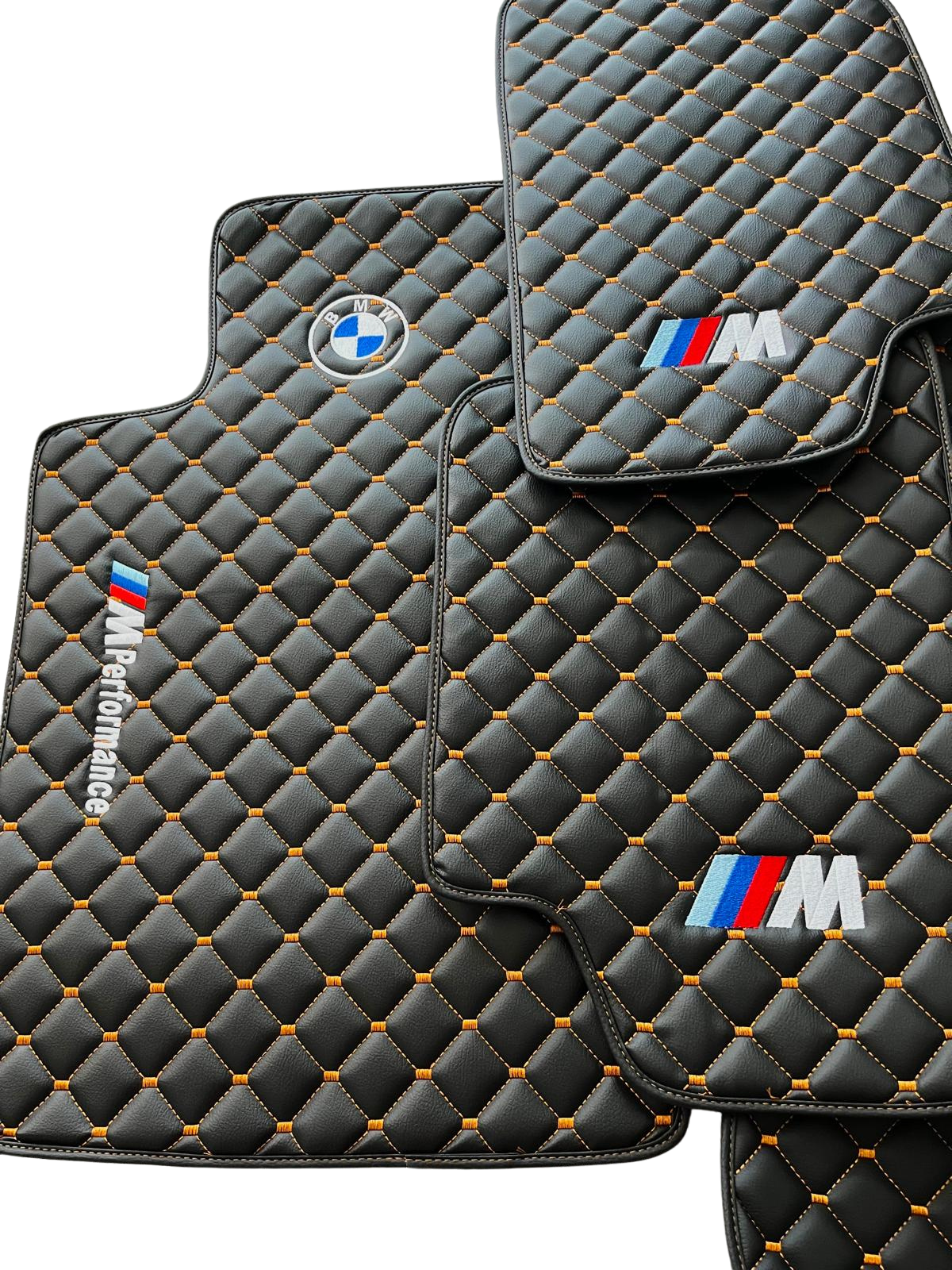 For BMW 440i xdrive GranCoupe Performance Car Floor Mats Custom fit Leather for all BMW M Performance Carpet Liner