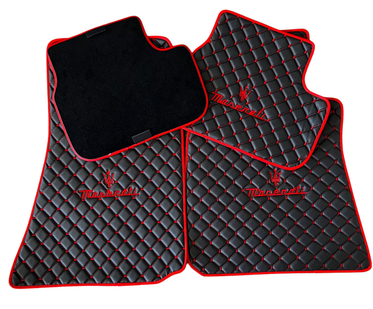 For Maserati QUATTROPORTE (2012 - Present ) Car Floor Mats Custom fit Leather for all Maserati Model Waterproof Carpet Liner
