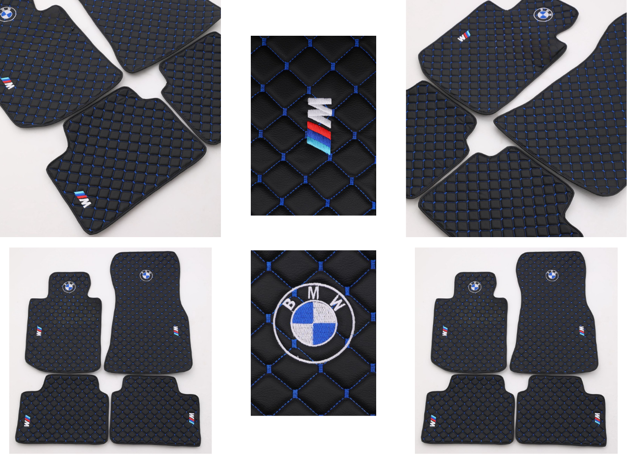 For BMW M Performance Car Floor Mats Custom fit Leather for all BMW M Performance Carpet Liner
