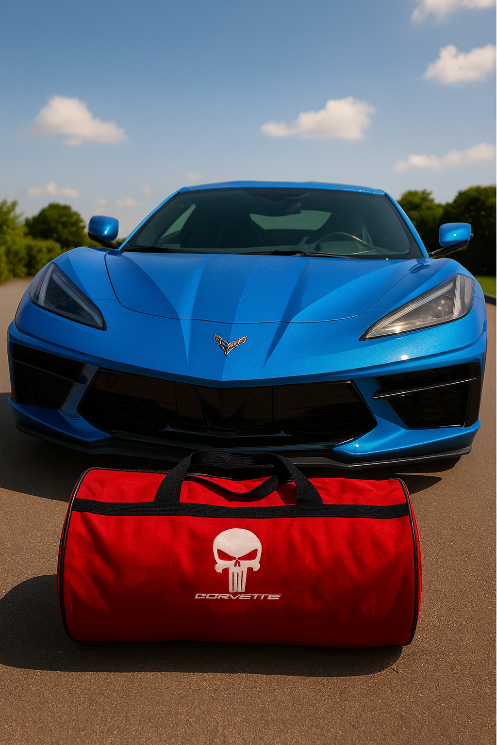 Luxury Corvette Duffle Trunk Bag 30x50 cm