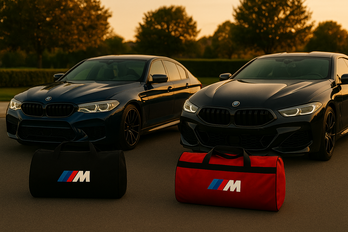 Luxury BMW M Duffle Bag 30x50 cm