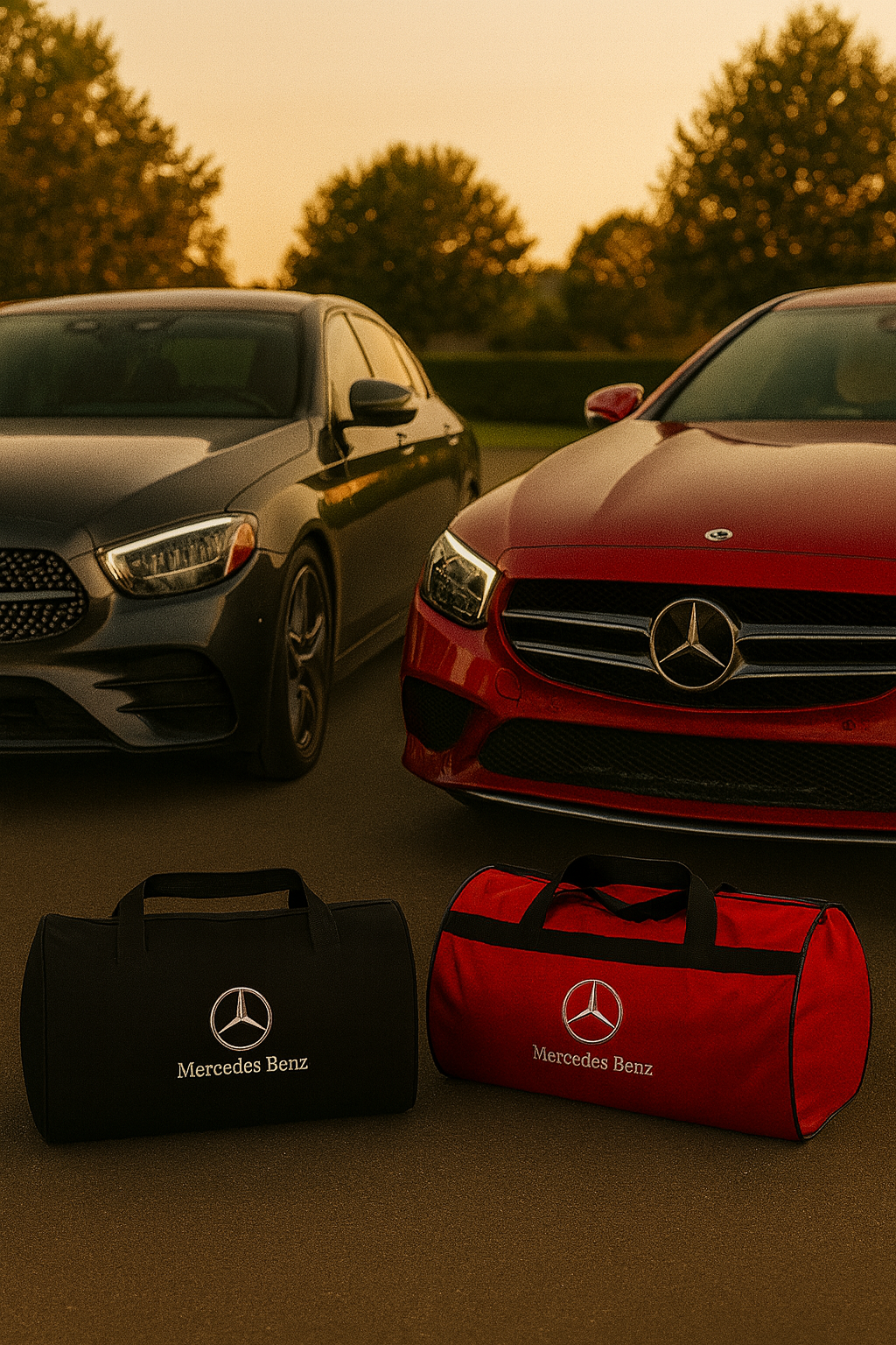 Luxury Mercedes-Benz Duffle Bag 30x50 cm