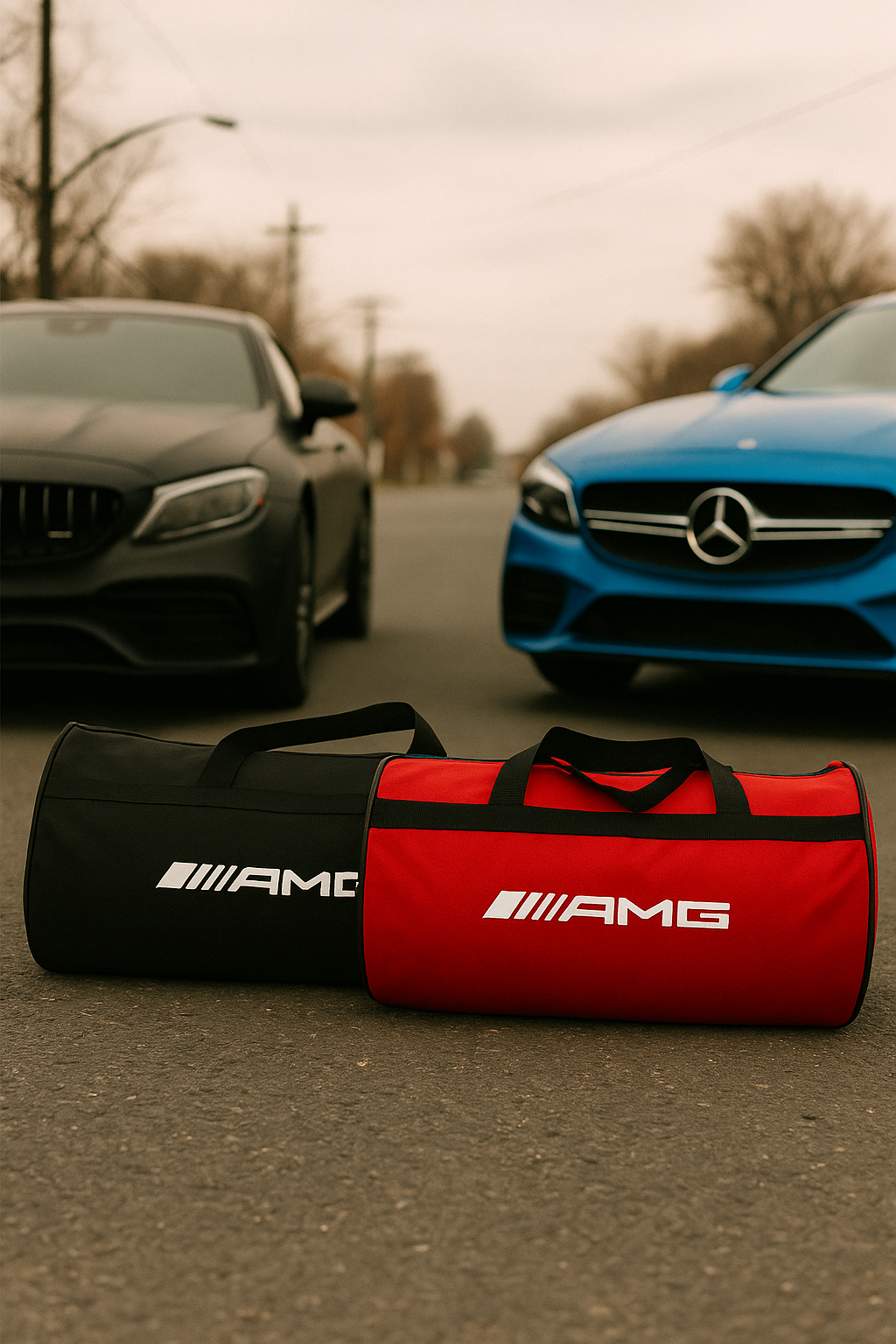 Luxury Mercedes-Benz AMG Duffle Bag 30x50 cm