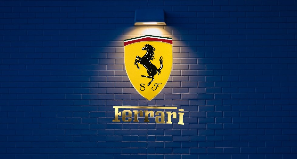 Ferrari Wall Sign for Garage – Premium Wall Decor for Car Enthusiasts