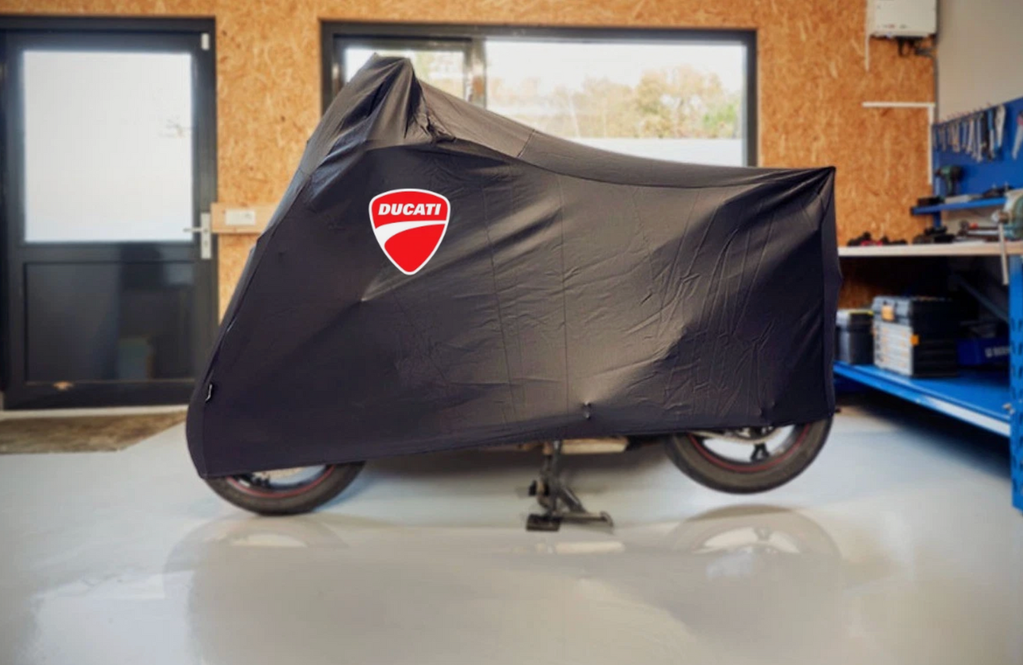 Ducati Motorcycle Protective Outdoor Cover – Rain, Sun & Dust Resistant