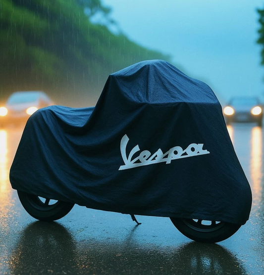 Vespa Motorcycle Protective Outdoor Cover – Rain, Sun & Dust Resistant