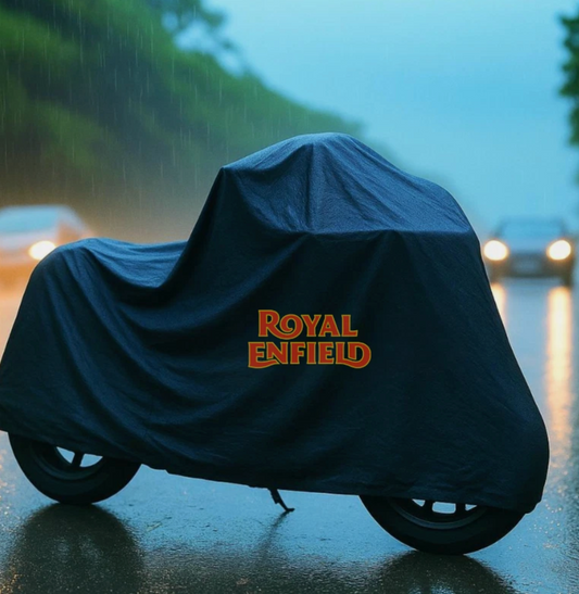 Royal Enfield Motorcycle Protective Outdoor Cover – Rain, Sun & Dust Resistant