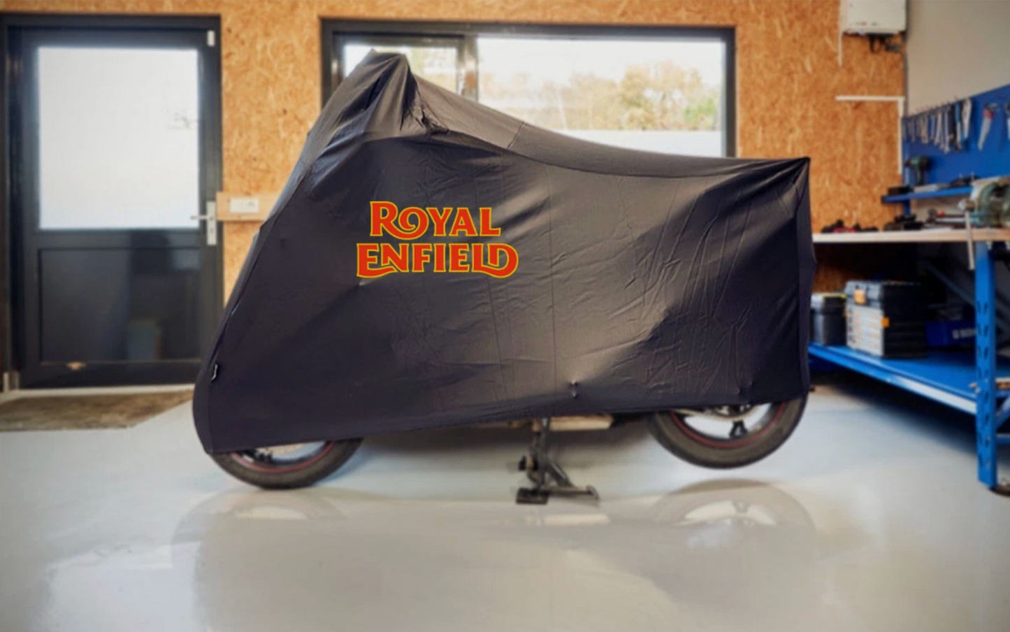 Royal Enfield Motorcycle Protective Outdoor Cover – Rain, Sun & Dust Resistant