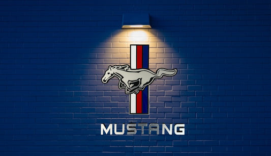 Mustang Wall Sign for Garage – Premium Wall Decor for Car Enthusiasts
