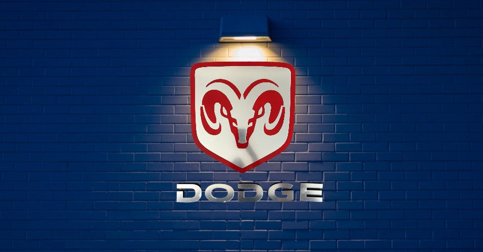 Dodge Wall Sign for Garage – Premium Wall Decor for Car Enthusiasts
