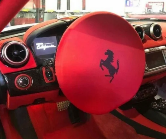 Steering Wheel Cover Soft Elastic Premium Fabric For all Model Custom Logo