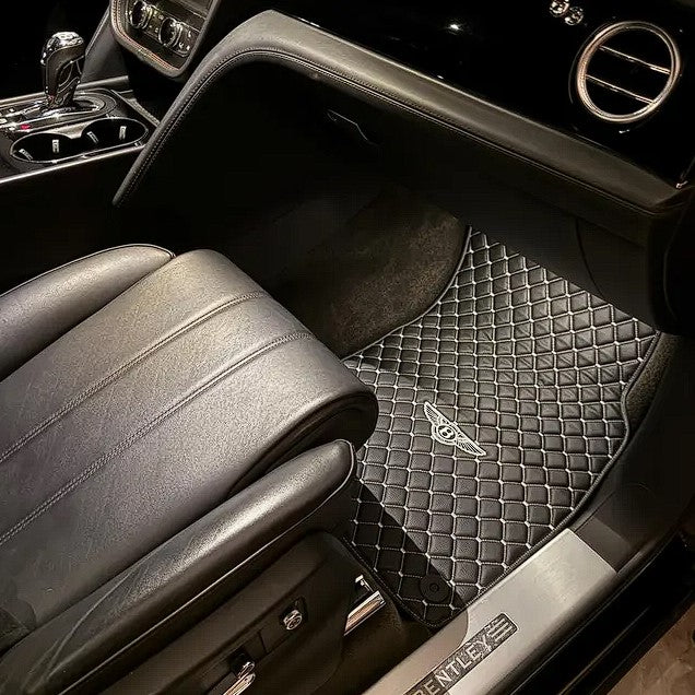 For Bentley Car Floor Mats Custom fit Leather for all Bentley Model Waterproof Carpet Liner