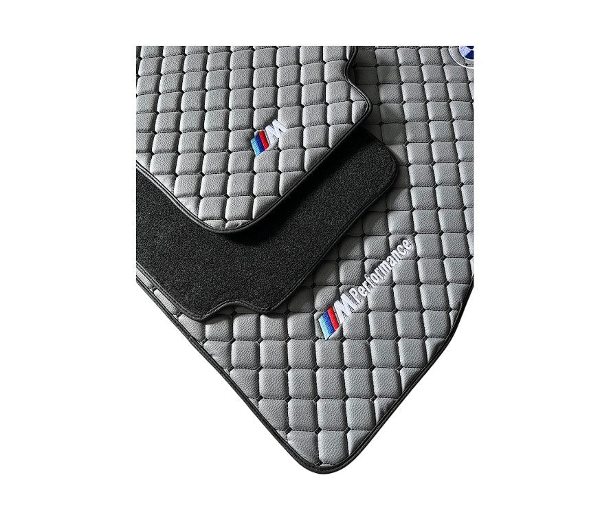 For BMW M3 M Performance Carbon Car Floor Mats Custom fit Leather for all BMW M Performance Waterproof Carpet Liner