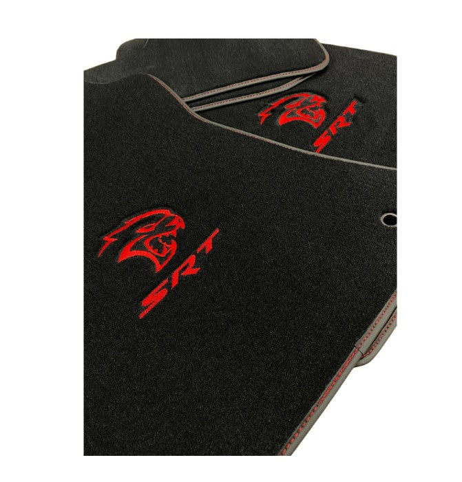 For All Dodge Challenger SRT Model Carpet Car Floor Mats Custom fit for Dodge Challenger SRT Model Carpet Liner