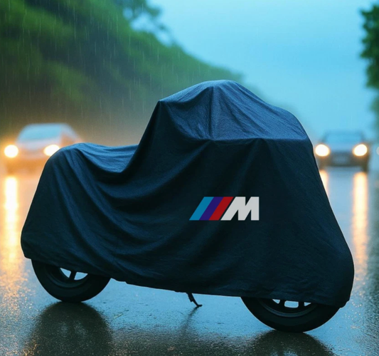 BMW M Motorcycle Protective Outdoor Cover – Rain, Sun & Dust Resistant