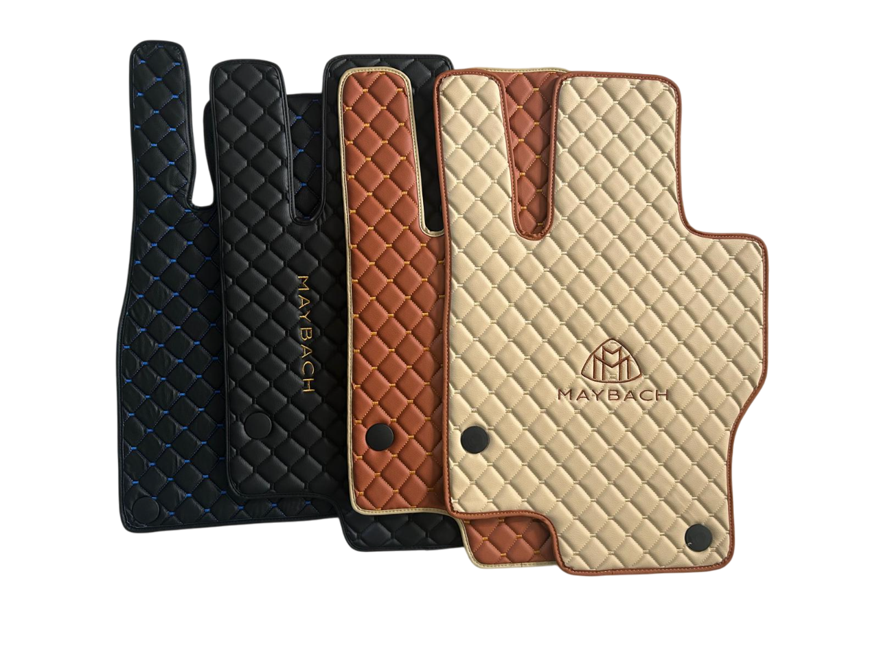 Maybach Leather Floor Mats Set Trunk Mat Pillow For Maybach