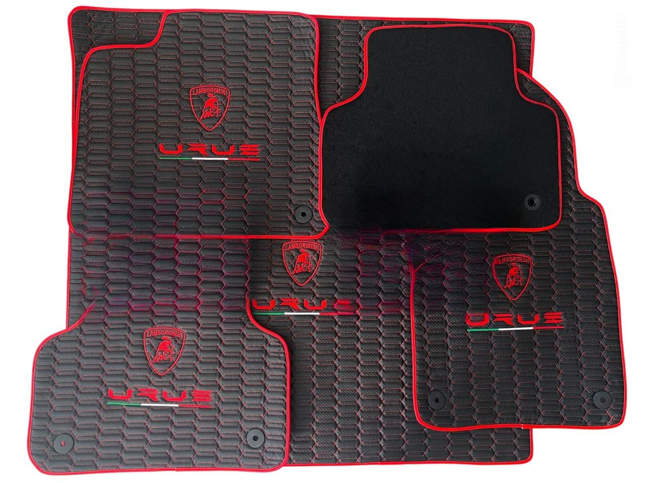 Lamborghini Urus Leather Floor Mats Set Trunk Mat Waterproof Car Mats for all Urus Series