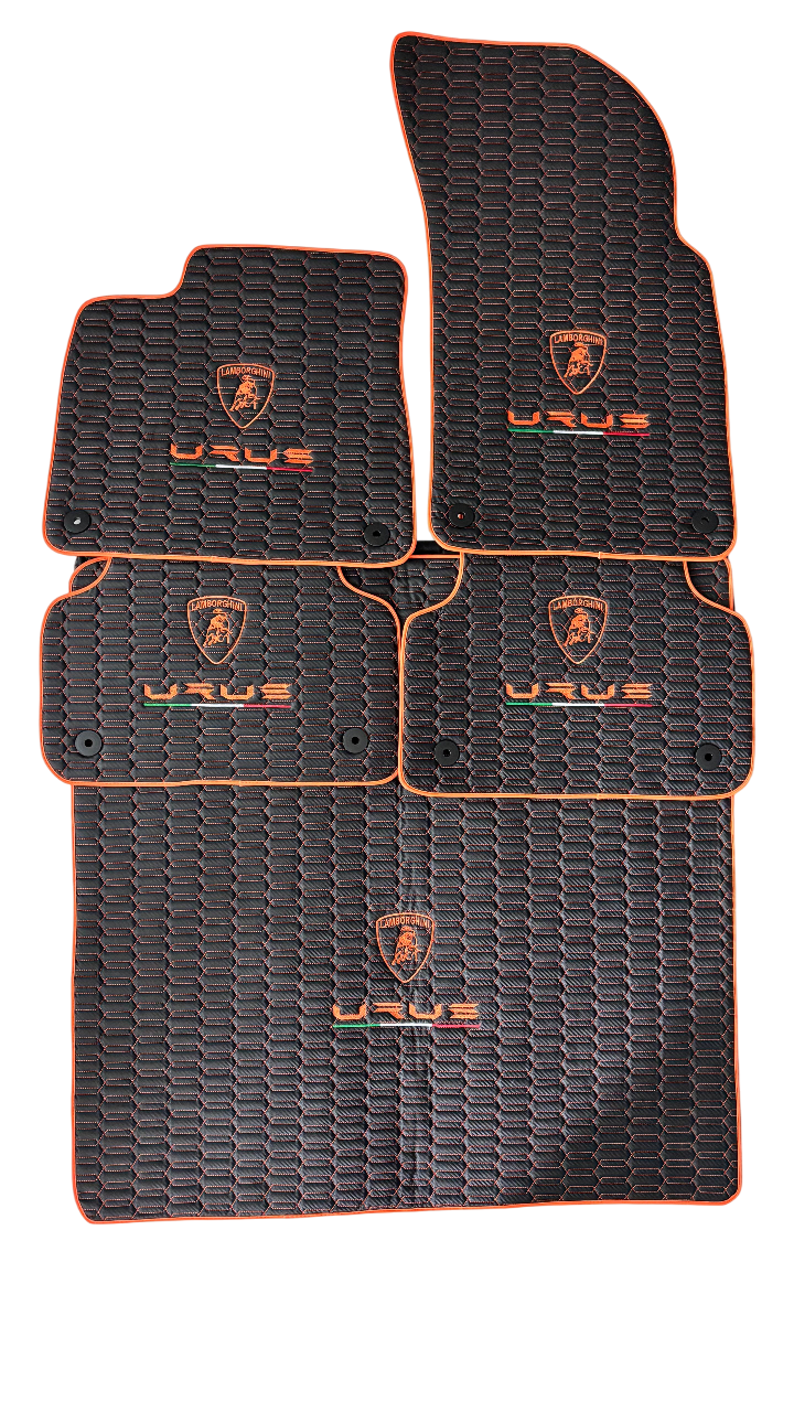 Lamborghini Urus Leather Floor Mats Set Trunk Mat Waterproof Car Mats for all Urus Series