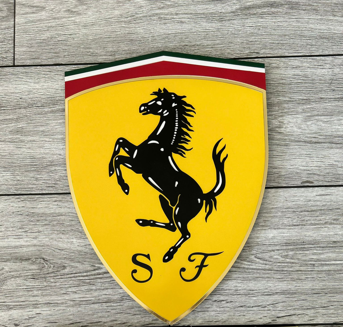 Ferrari Wall Sign for Garage – Premium Wall Decor for Car Enthusiasts