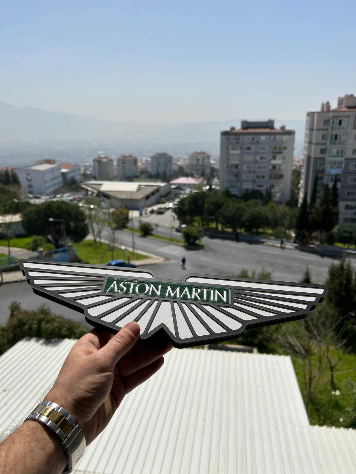 Aston Martin Wall Sign for Garage – Premium Wall Decor for Car Enthusiasts