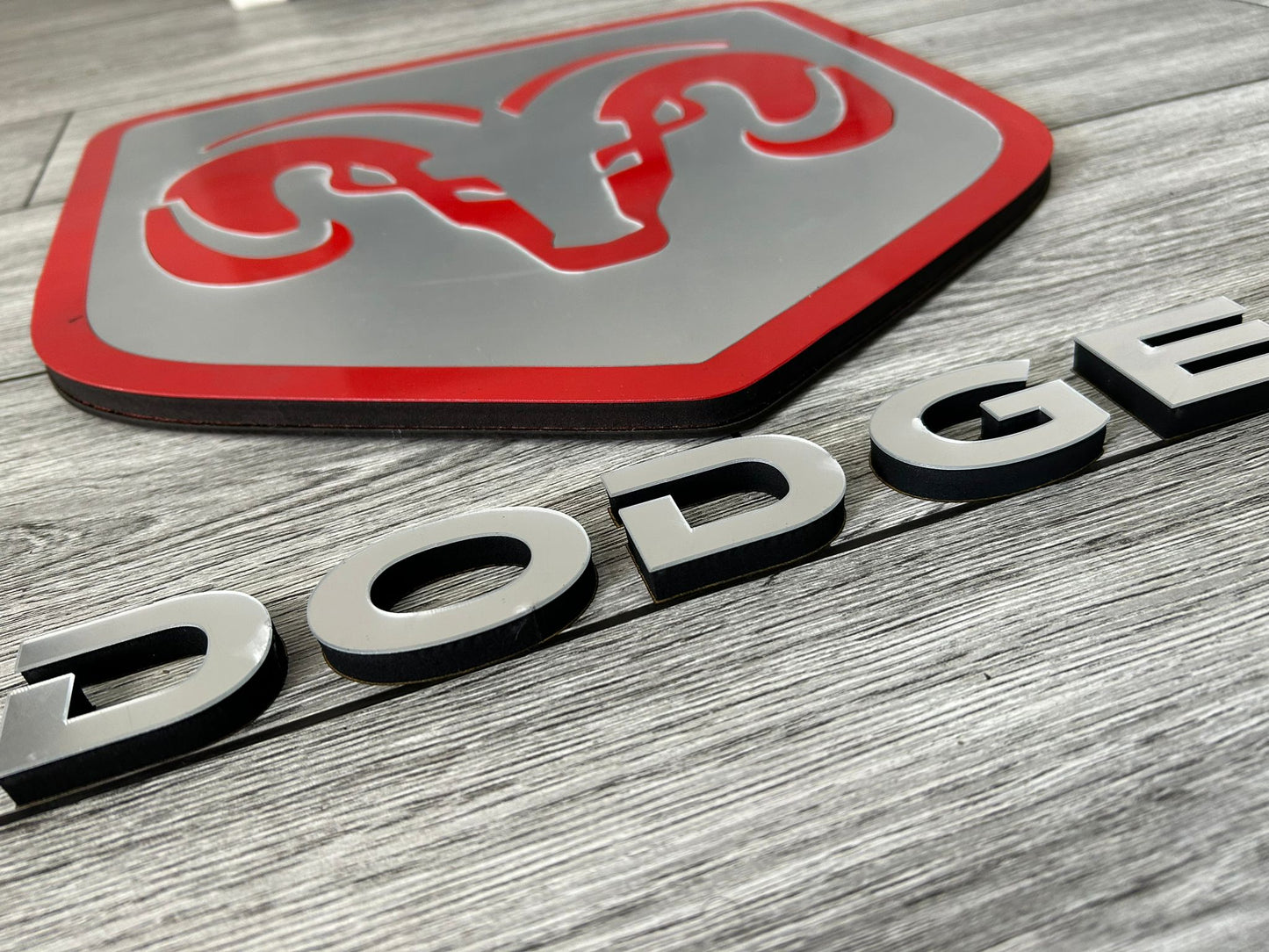Dodge Wall Sign for Garage – Premium Wall Decor for Car Enthusiasts