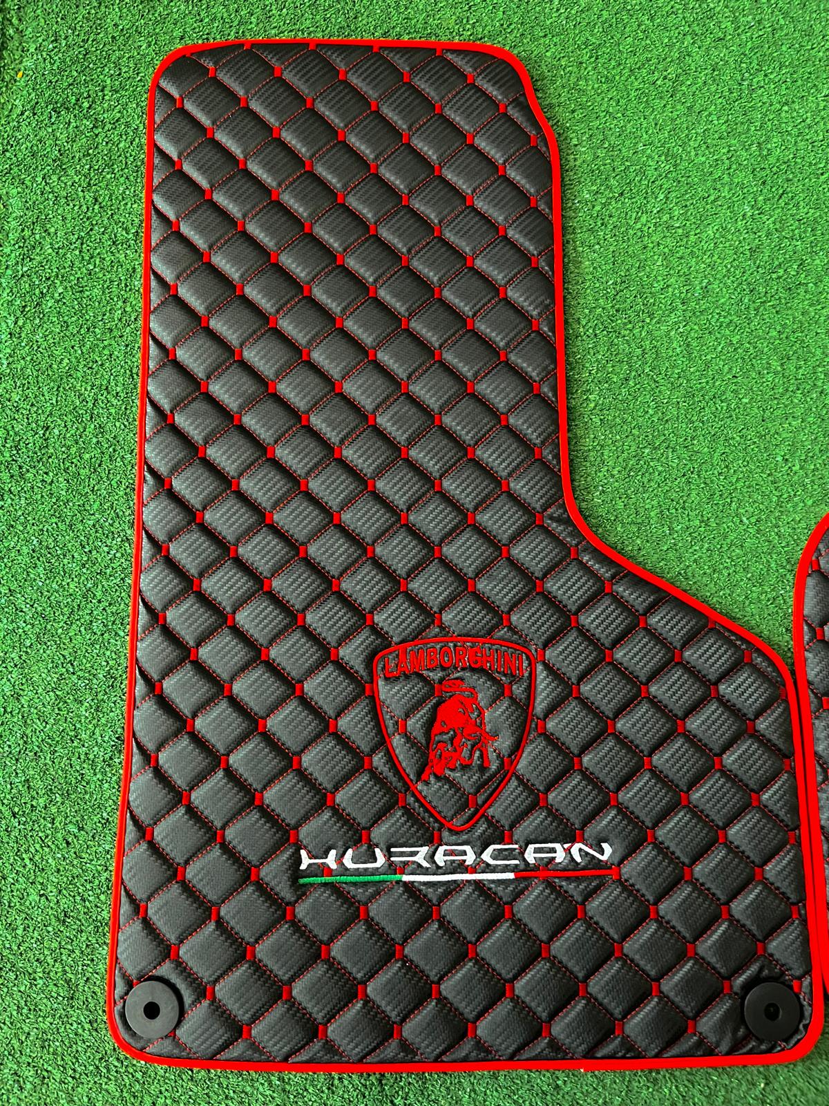 Lamborghini Huracan Leather Floor Mats
