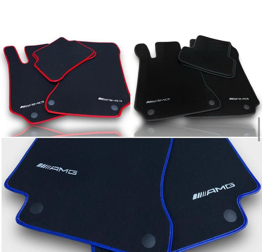 For Mercedes Benz AMG Carpet Car Floor Mats Custom fit for all AMG Model Carpet Liner