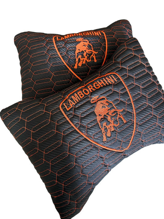 For Lamborghini Lumbar Pillow 2 PCS