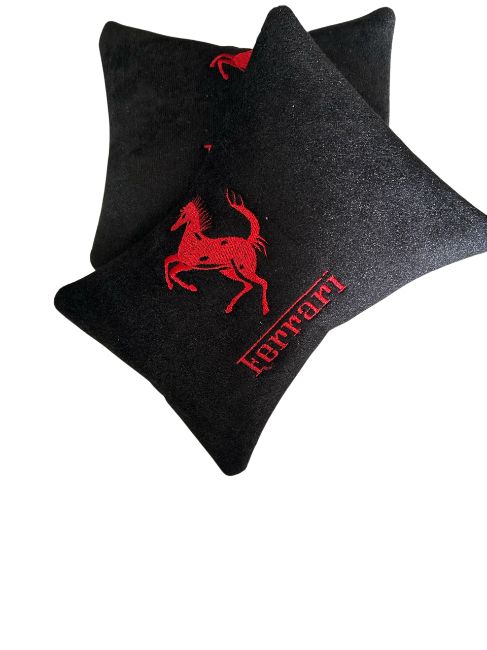 For Ferrari Alcantara Neck Pillows for Cars - Premium Comfort and Style (2 PCS)