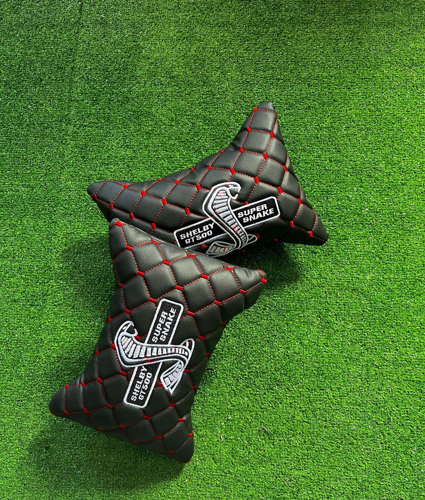 For Shelby GT500 Leather Neck Pillows for Cars - Premium Comfort and Style (2 PCS)