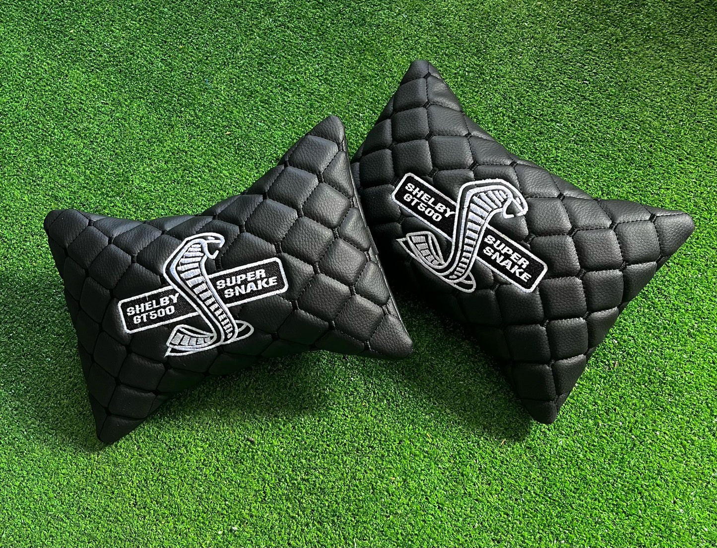 For Shelby GT500 Leather Neck Pillows for Cars - Premium Comfort and Style (2 PCS)