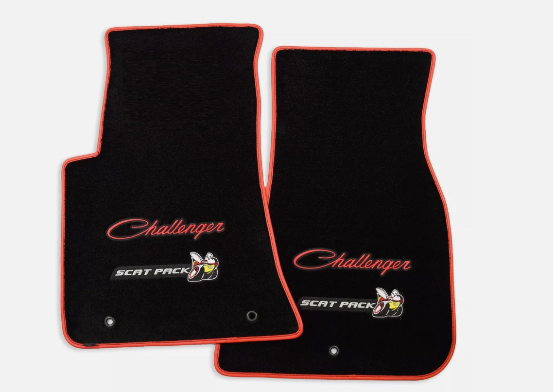 For All Dodge Challenger Scatpack Carpet Car Floor Mats Custom fit for Dodge Challenger Scatpack Model Carpet Liner