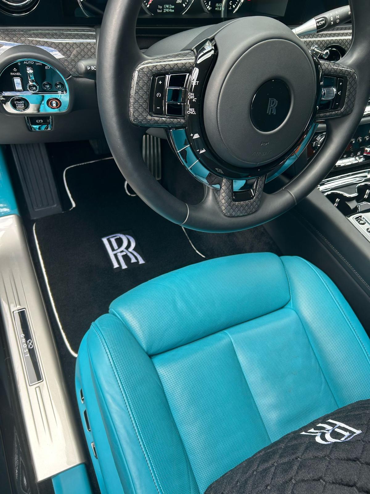 For all Rolls Royce Spectre Series Carpet Full Set Car Floor Mats, 2 Pillows and Cargo Liner Bespoke
