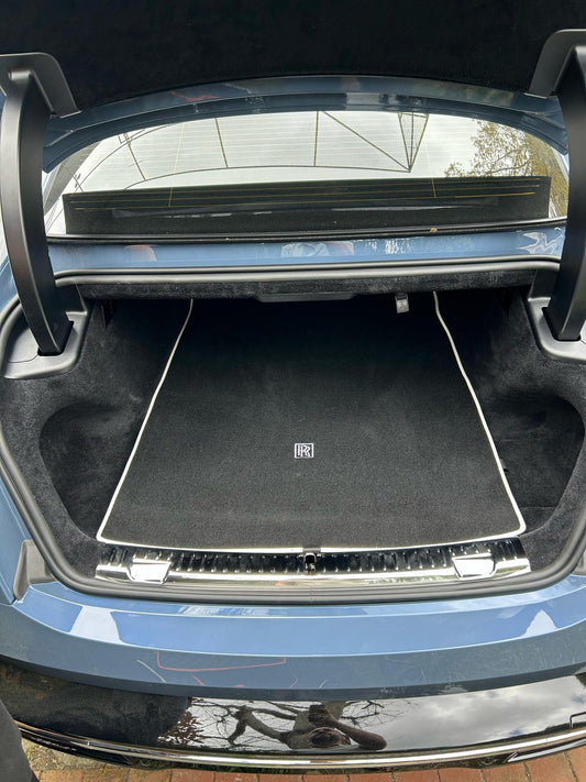 For All Rolls Royce Spectre Model Cargo Liner, Bespoke Carpet Trunk Mat