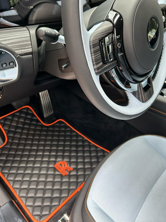 For all Rolls Royce Spectre Car Floor Mats Custom fit Leather for all Spectre Waterproof Carpet Liner