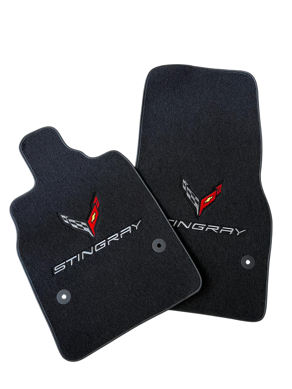 For Corvette C8 Stingray Carpet Floor Mats Velour