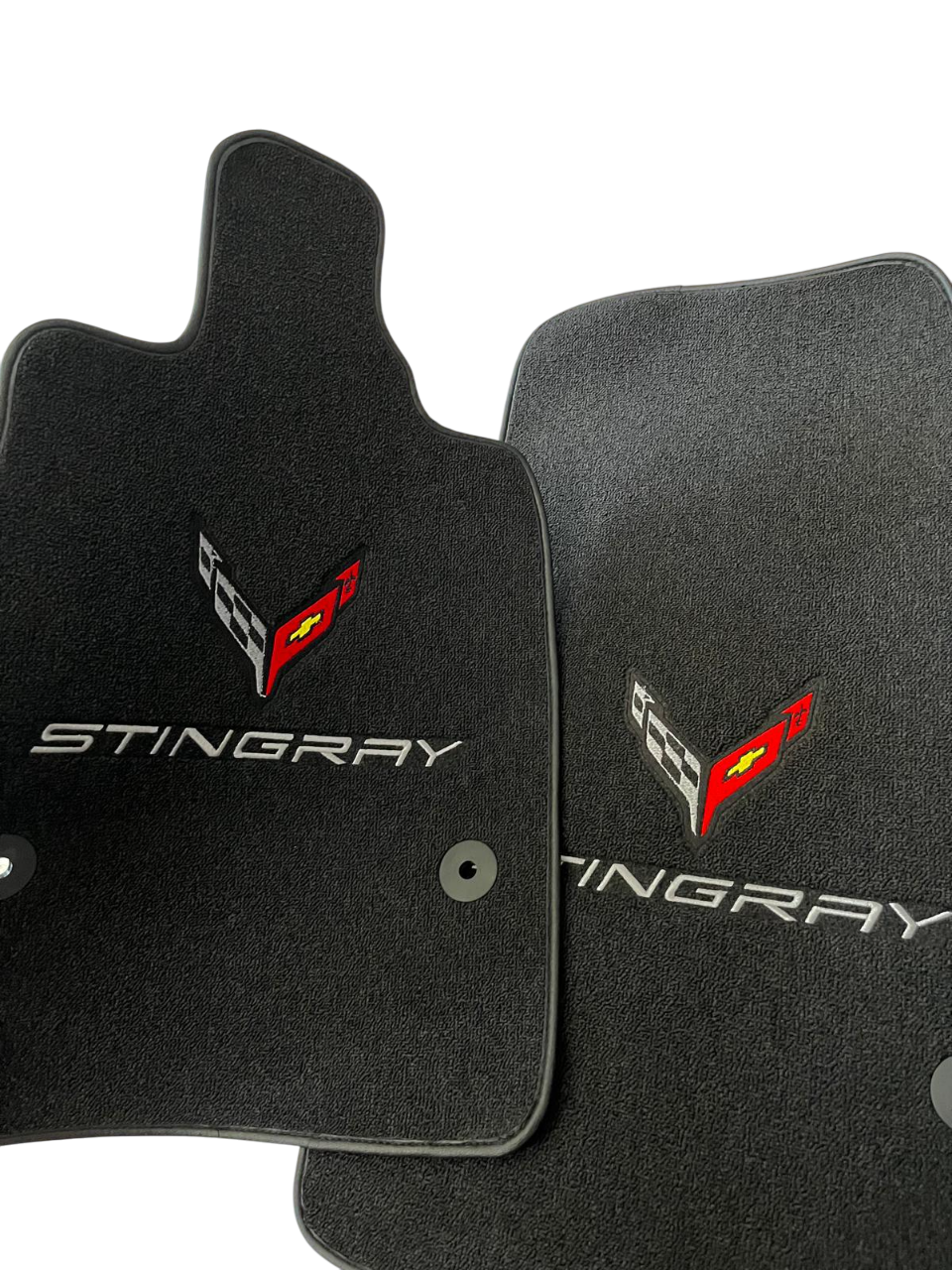 For Corvette C8 Stingray Carpet Floor Mats Velour