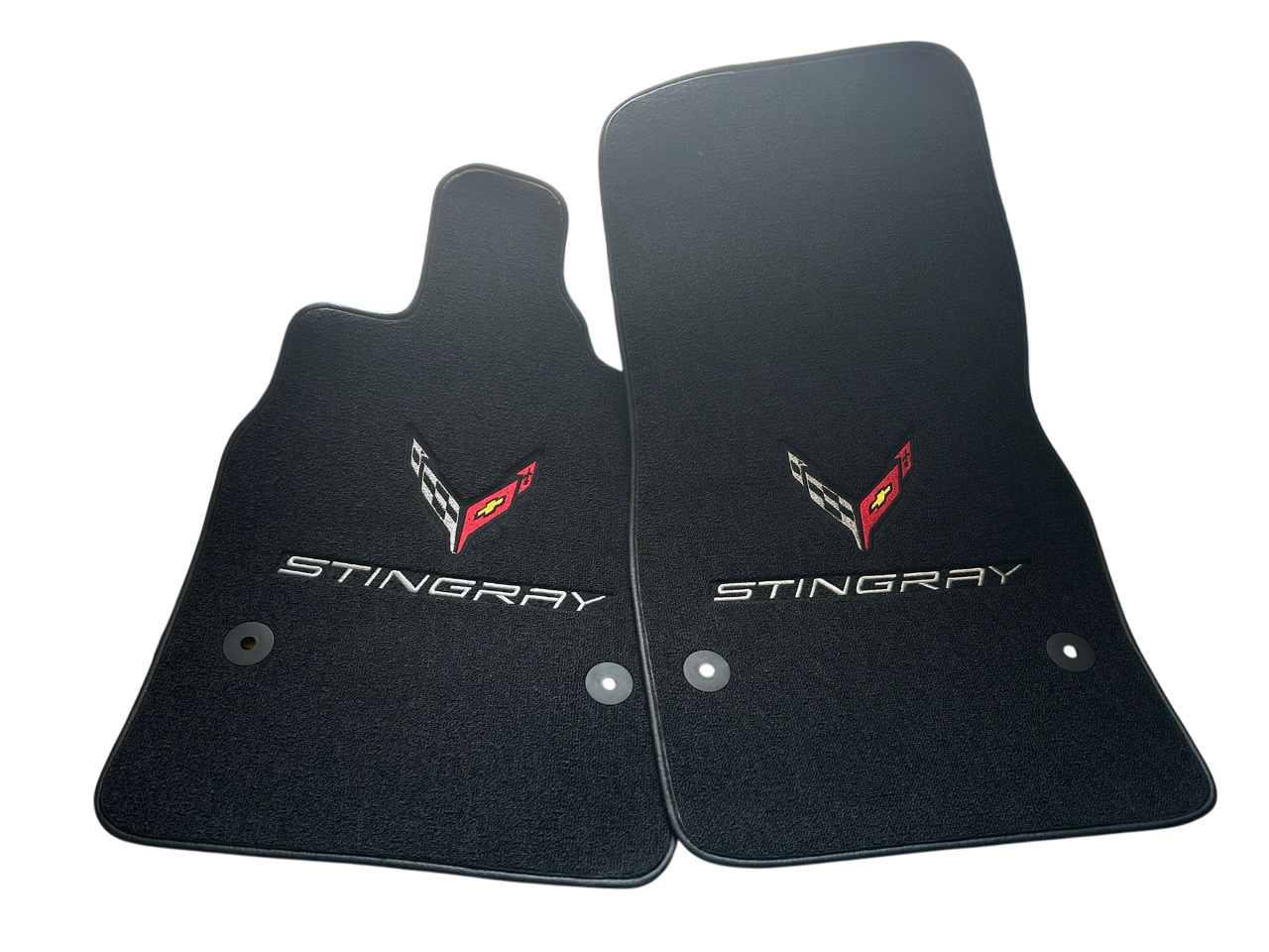 For Corvette C8 Stingray Carpet Floor Mats Velour
