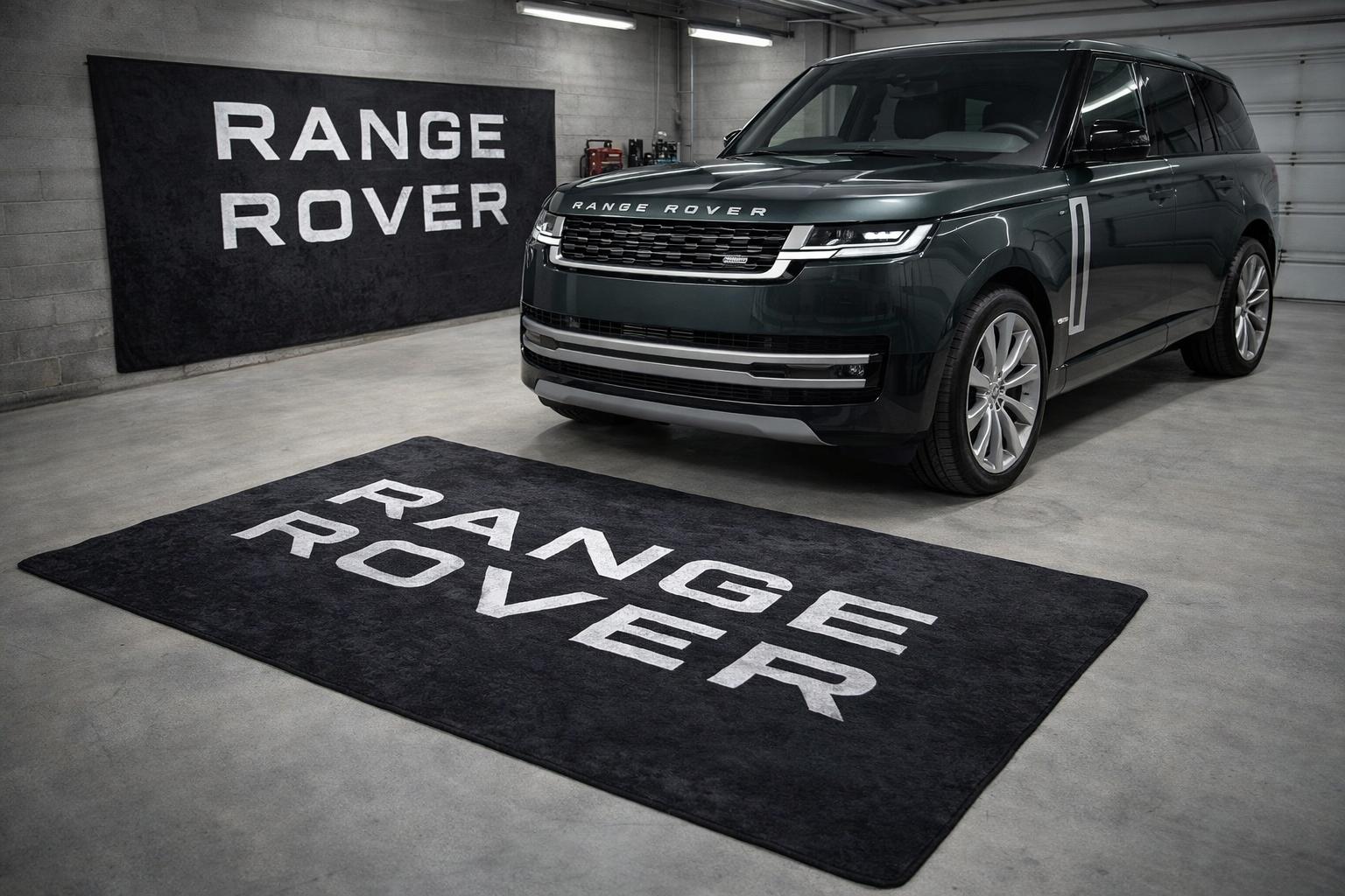 Range Rover Garage Floor Mat 5x7 FT (60x87 Inches) Premium