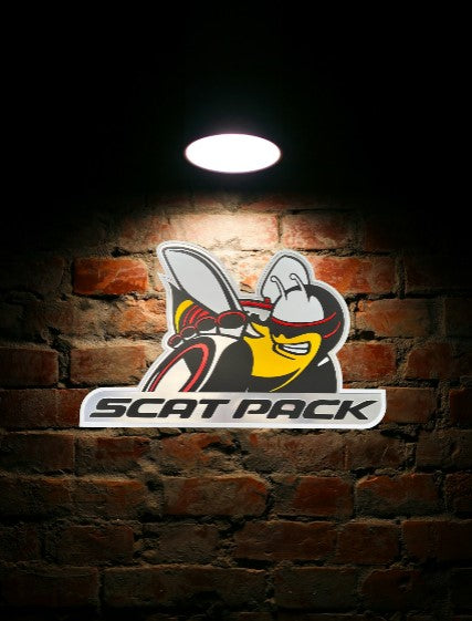 Scatpack Wall Sign for Garage – Premium Wall Decor for Car Enthusiasts
