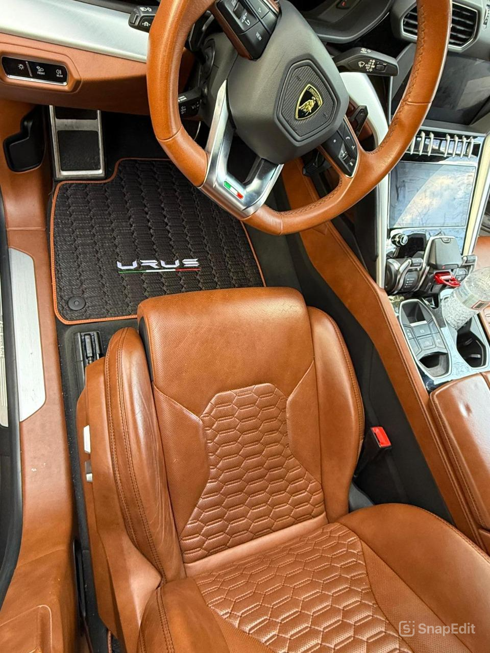 Lamborghini Urus Leather Floor Mats Set Trunk Mat Waterproof Car Mats for all Urus Series