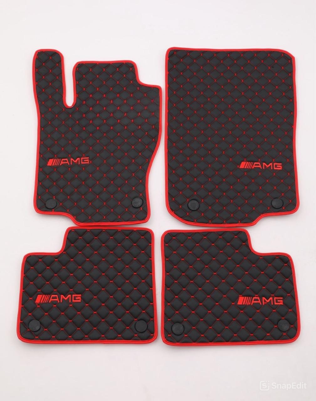 For Mercedes Benz AMG Leather Floor Mats Custom Fit For all Model