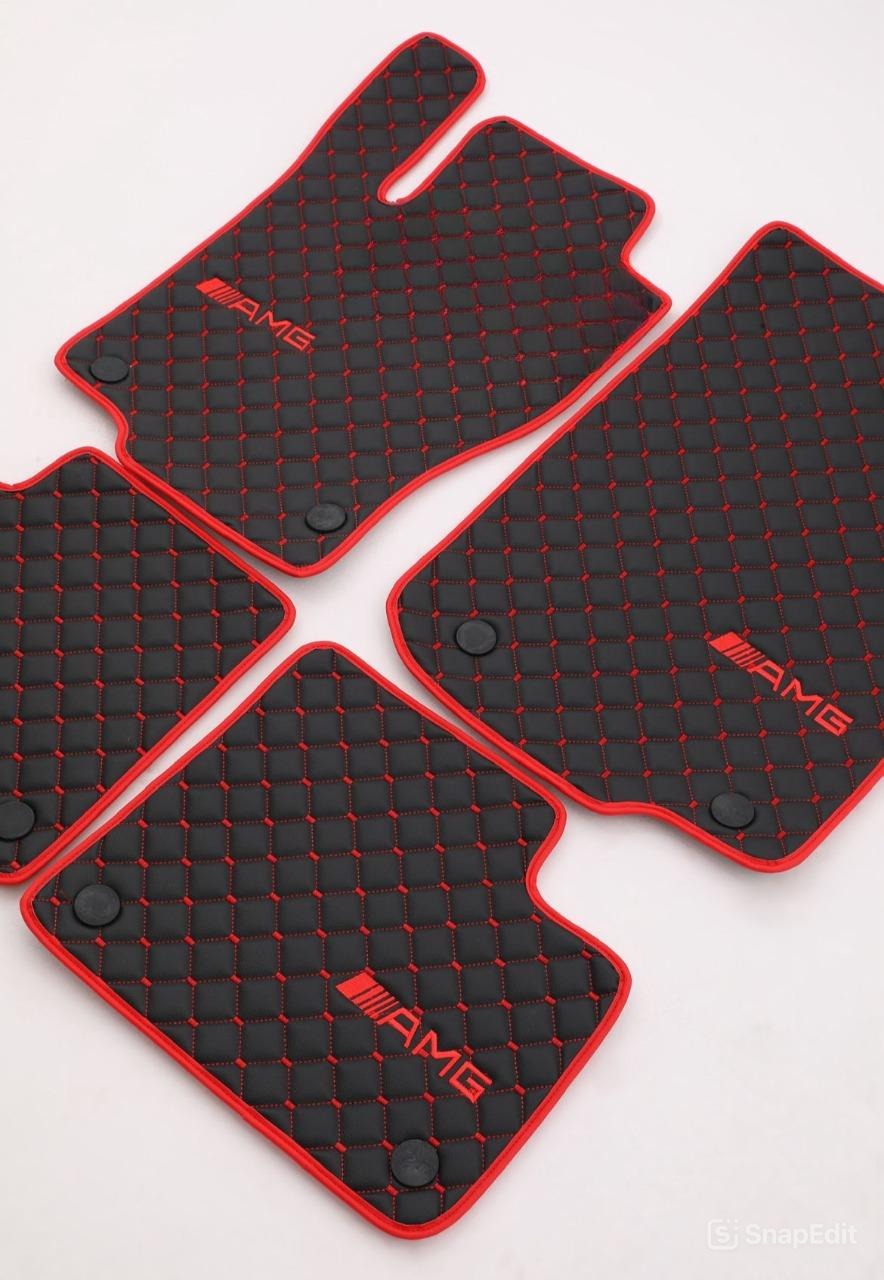 For Mercedes Benz AMG Leather Floor Mats Custom Fit For all Model