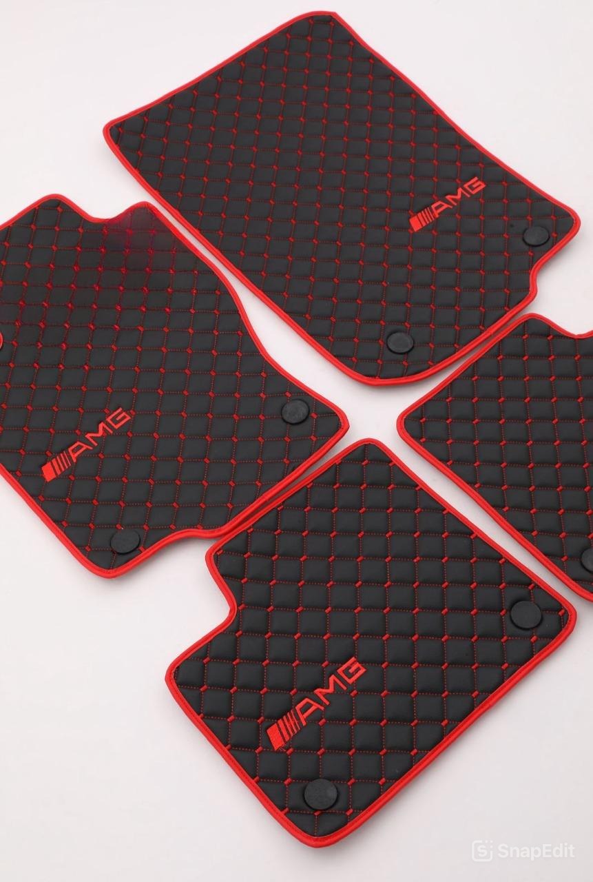 For Mercedes Benz AMG Leather Floor Mats Custom Fit For all Model