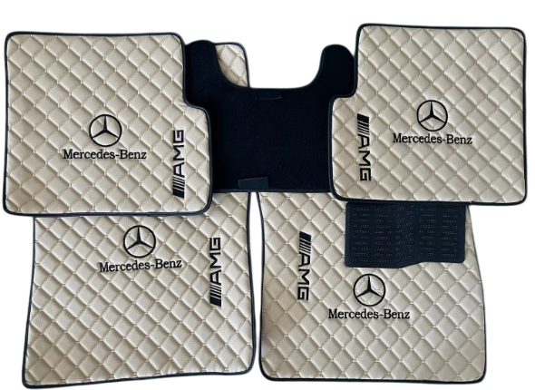 Mercedes Benz AMG Leather Floor Mats Custom Waterproof Car Mats for all Mercedes Benz Series